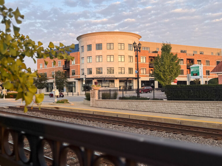 Western Springs Illinois downtown Foxford Station
